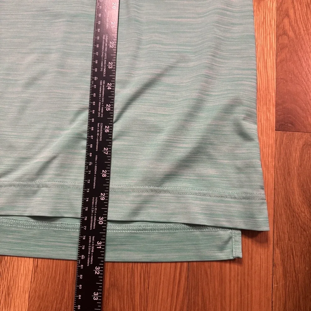 FootJoy Golf Polo Athletic Fit Green Dry Fitting Golf Shirt Mens Size XL w/patch - Picture 5 of 8